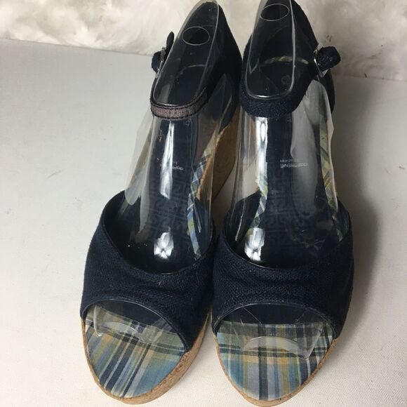 Rockport by Adidas sandals wedge cork SZ 10.5 - Picture 2 of 12